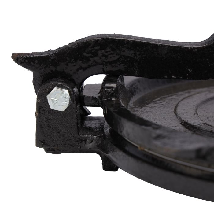 Mica Plate Chapati Press, Heavy Cast Iron Body, RF11165 | 17.5cm Non-Stick Plate | Anti-Skid Heavy Base | Indian Roti/ Chapati Press for Tortilla, Roti, Chapati