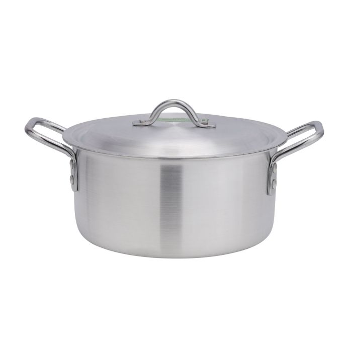 Royalford Cooking Pot Set with Steel Handle, RF11204 | Non-Stick Aluminium Cookware Set | Evenly Heating Base | Casseroles with Lids