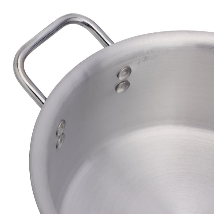 Royalford Cooking Pot Set with Steel Handle, RF11204 | Non-Stick Aluminium Cookware Set | Evenly Heating Base | Casseroles with Lids