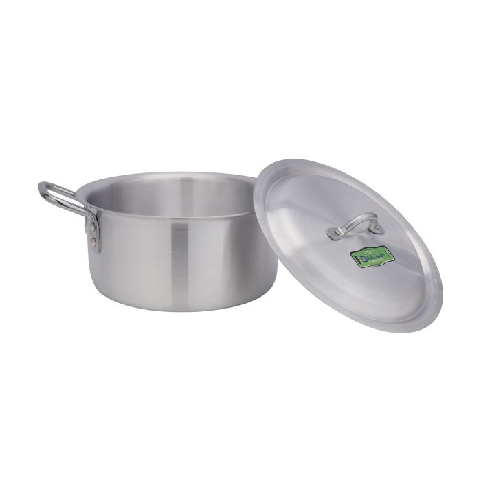 Royalford Cooking Pot Set with Steel Handle, RF11204 | Non-Stick Aluminium Cookware Set | Evenly Heating Base | Casseroles with Lids