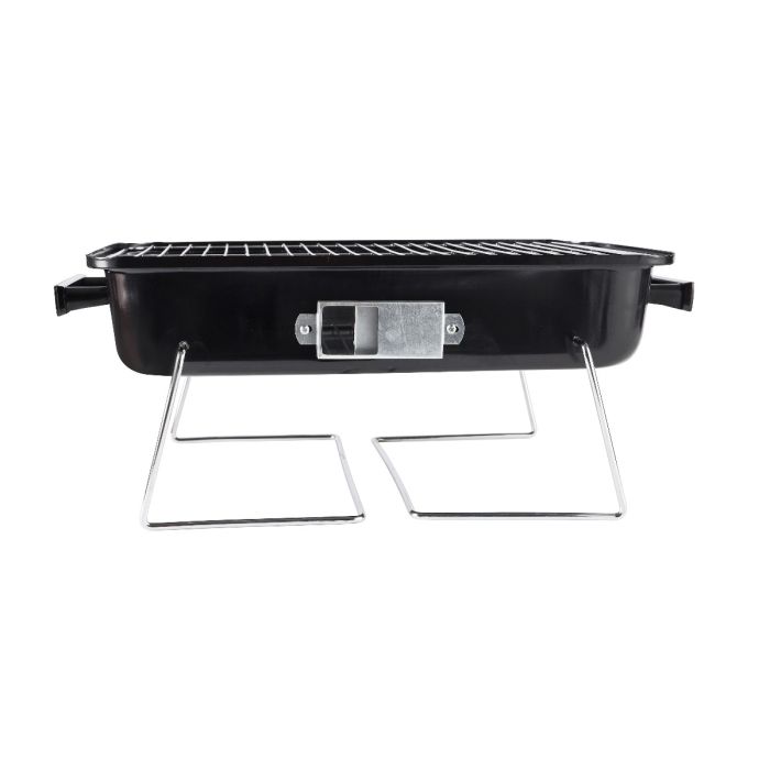 Royalford Hamburger Stove- RF11677| Portable Charcoal Grill with Large Cooking Surface| Perfect for Indoor, Camping, Hiking and Other Outdoor Entertainment| Strong, Sturdy and Durable Stamped Steel Construction with Chrome Plate Cooking Grid| Red