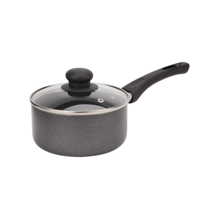 Royalford 7-Piece Non-Stick Cookware Set- RF11953/ Aluminum Body with 3-Layer Coating, Includes Casserole, Saucepan, Fry Pan, Nylon Kitchen Tools, PFOA-Free