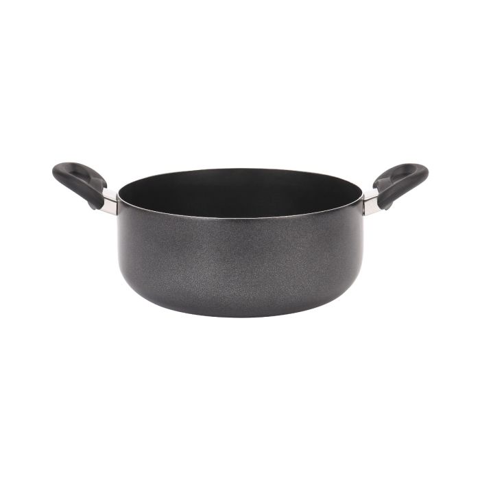 Royalford 7-Piece Non-Stick Cookware Set- RF11953/ Aluminum Body with 3-Layer Coating, Includes Casserole, Saucepan, Fry Pan, Nylon Kitchen Tools, PFOA-Free