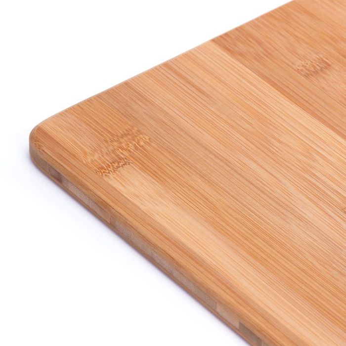 Royalford Organic Bamboo Chopping Board - Large Kitchen Cutting Board (38x30x1.8) cm - Best for Food Prep, Meat, Vegetables, Bread & Cheese - Professional Grade for Strength, Durability & Lightweight
