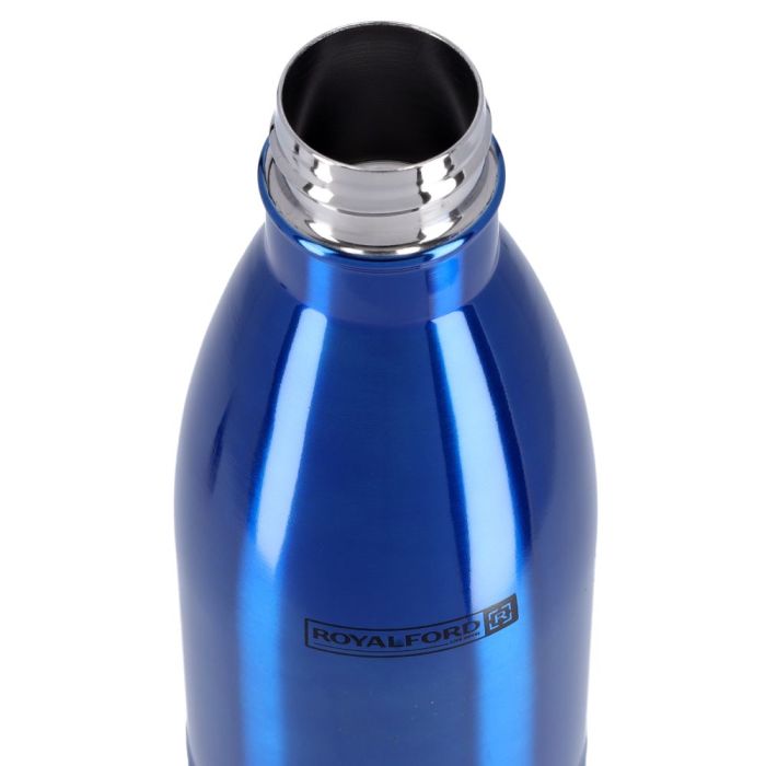 Vacuum Bottle, Double Wall Stainless Steel Bottle, RF5770BL | 750ml Water Bottle | Leak-Resistant Sports Drink Bottle | Vacuum Insulation Bottle for Indoor/Outdoor Use (Blue)