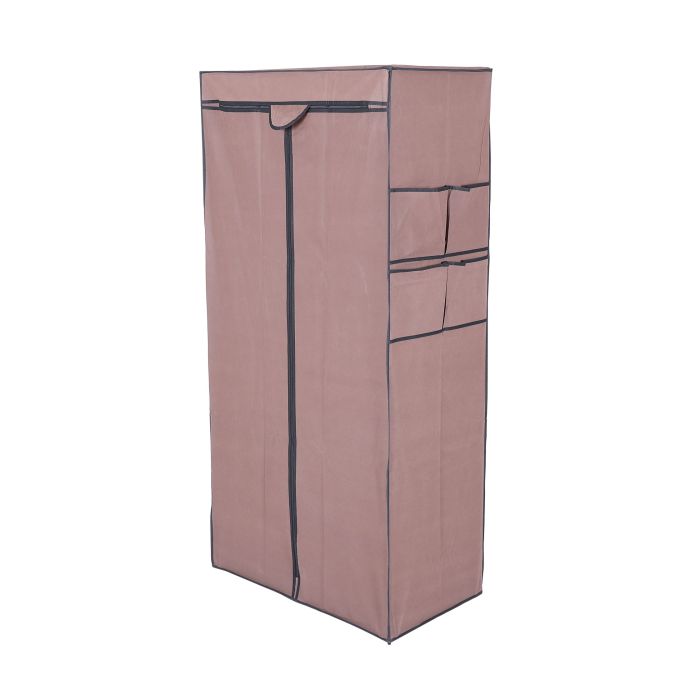 Royalford RF6069N Wardrobe - Portable Wardrobe for Hanging Clothes, Modular Cabinet for Space Saving, Lightweight, Dust Proof Closet Organizer Wardrobe, Storage Mesh Shelves | Ideal for Men, Women & Children
