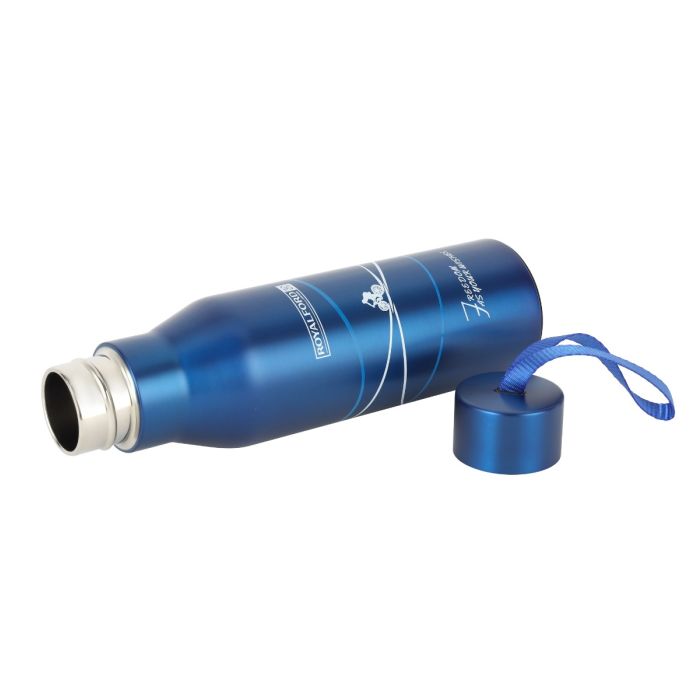 Royalford RF6606 720ml Stainless Steel Vacuum Bottle - Double Flask & Water Bottle | Hot & Cold Leak-Resistant Lid with Hanging Loop | High-Quality Vacuum Insulation Bottle for Indoor Outdoor Use