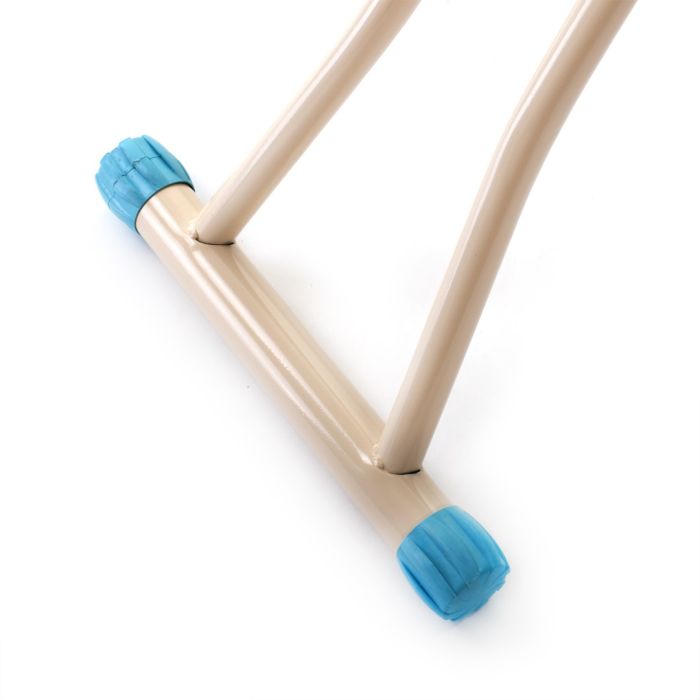 Royalford RF7138 Mesh Ironing Board 41x116 Cm - Portable, Steam Iron Rest, Heat Resistant Cover | Contemporary Lightweight Board with Adjustable Height & Rubber Feet Cover