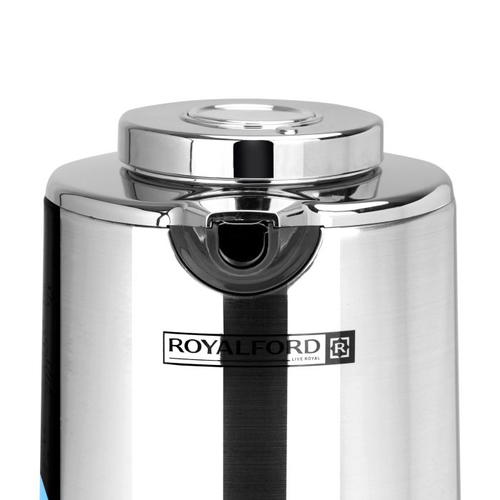 Royalford RF7946 1.0L Silver Vacuum Flask - Stainless Steel Keeping Hot/Cold Long Hour Heat/Cold Retention, Multi-Walled, Hot Water, Tea, Beverage | Ideal for Social Occasion & Outings
