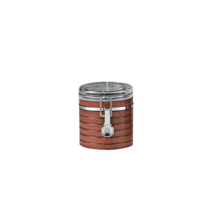 Royalford RF8221 Coffee Container, Cherrywood Tea-Coffee-Sugar Sets, Lightweight and Stylish Kitchen Storage Jars