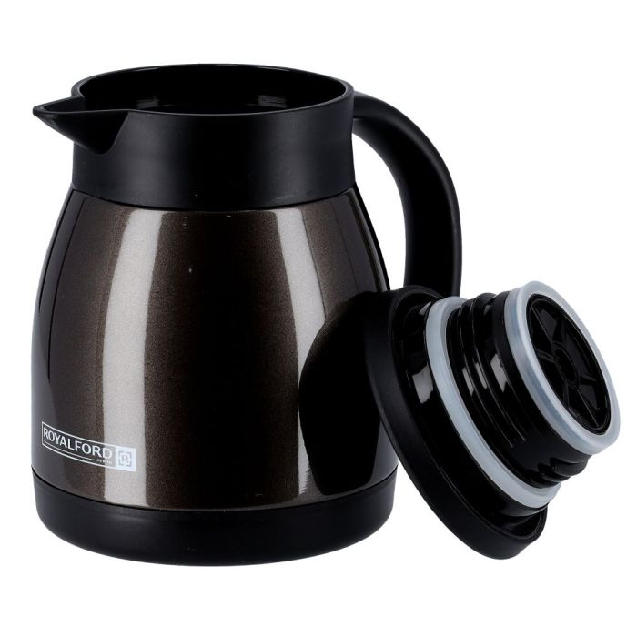 Royalford RF8303 500 ml Stainless Steel Mini Vacuum Flask - Heat Insulated Thermos for Keeping Hot/Cold Long Hour | Perfect for Serving Tea, Coffee, Soup, Milk & More