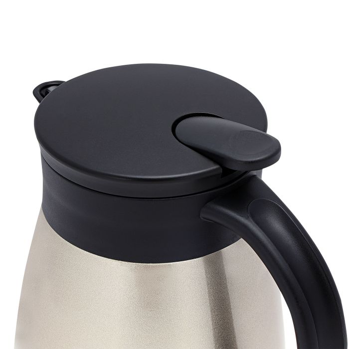 Royalford RF8304 1L Insulated Vacuum Thermal Flask - Portable Double Walled Stainless Steel Vacuum Isolating Jug for Tea, Coffee, Hot & Cold Drinks | Lightweight & Leak Resistant Insulated Travel Mug | Perfect Hot & Cold Beverages