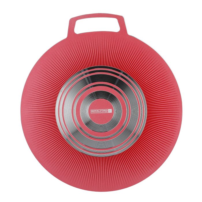 35 cm Non Stick Tawa - Marble Coating Pan Suitable for Crepe Chapatti Pancakes Roti Dosa Flatbread or Naan Bread - Thick Non-Stick Surface | 1 Year Warranty