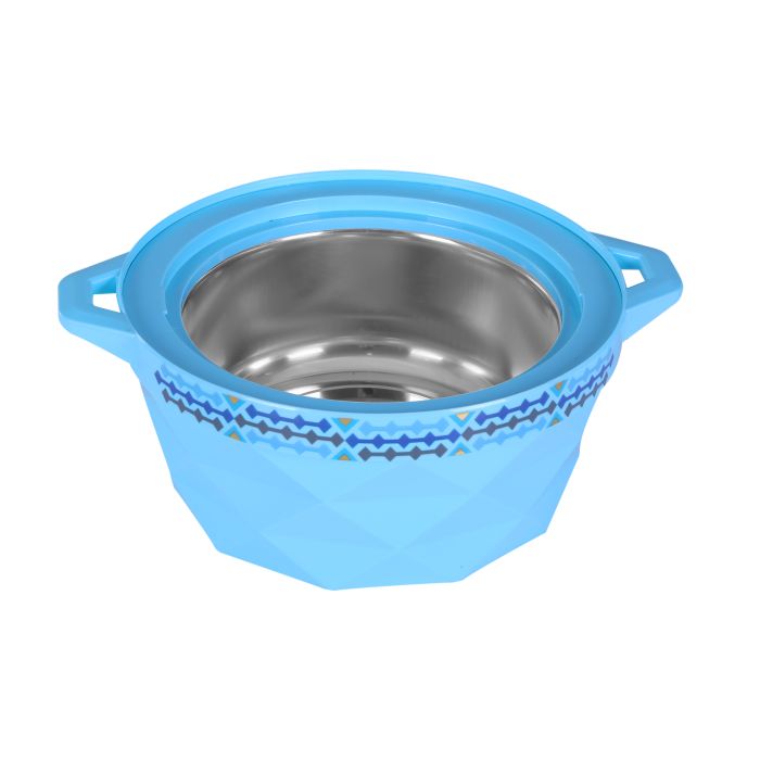 Royalford RF8543 3 Pcs Diamond Casserole | Hot Pot Set | |Serving Dishes with Lids | Hot Food Storage Containers & Warmers | Storage Saver for Everyday Use | 2700ml, 1500 ml & 850ml