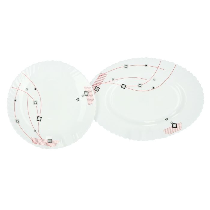 33Pcs Opalware Dinner Set RF8982 Royalford