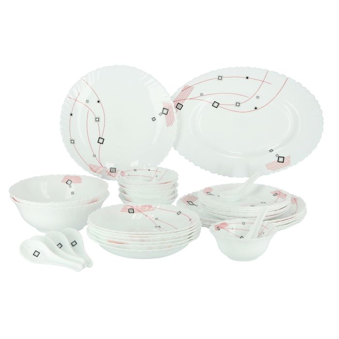 33Pcs Opalware Dinner Set RF8982 Royalford