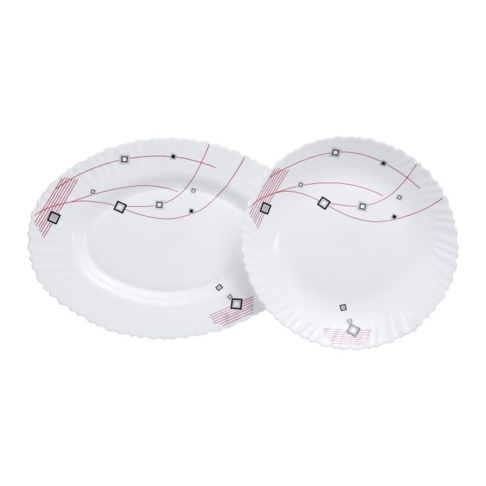 33Pcs Opalware Dinner Set RF8982 Royalford