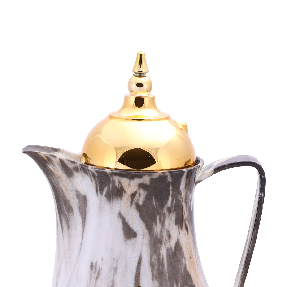Double Wall 1 L+1 L 2 Pieces Marble Tea & Cawa Set RF9413 Royalford