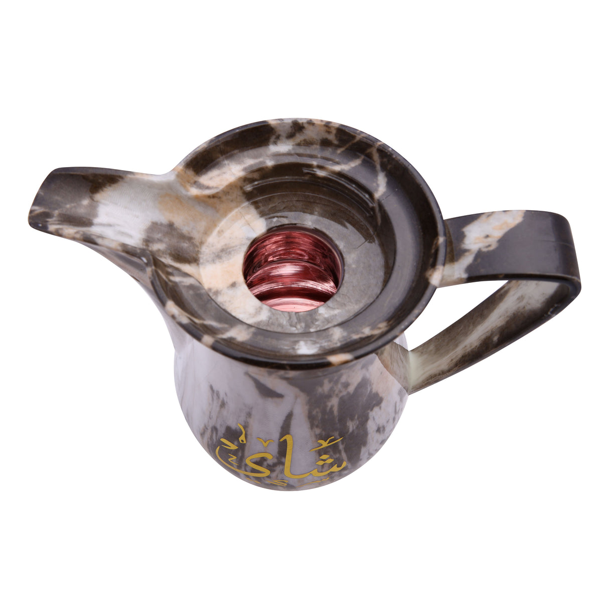 Double Wall 1 L+1 L 2 Pieces Marble Tea & Cawa Set RF9413 Royalford