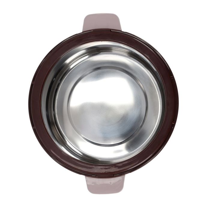 Royalford RF9725 2500ML Deluxe Insulated Casserole | Stainless Steel Interior Hot Pot with Twist Lock | Dishwasher Safe | Hot Food Storage Containers & Warmers | Storage Saver for Everyday Use | 1 Year Warranty