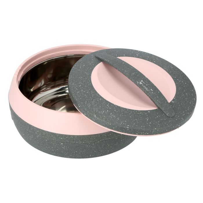 Royalford RF9729 2500ML Cosmos Insulated Casserole | Super PU Insulation Hot Pot with Stainless Steel Inner Casing | Dishwasher Safe | Serving Dishes with Lids | Hot Food Storage Container & Warmers