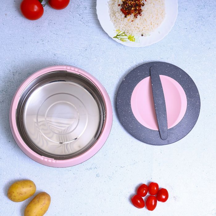 Royalford RF9729 2500ML Cosmos Insulated Casserole | Super PU Insulation Hot Pot with Stainless Steel Inner Casing | Dishwasher Safe | Serving Dishes with Lids | Hot Food Storage Container & Warmers