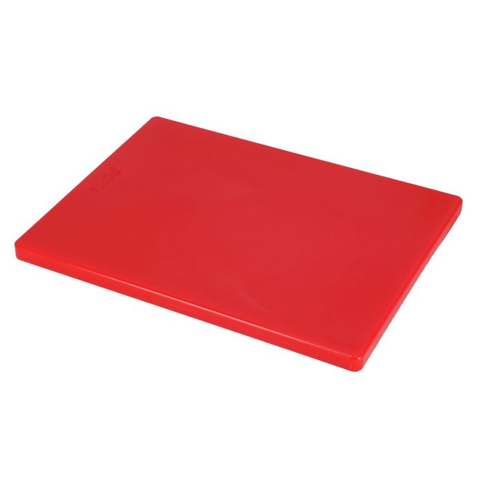 Royalford RF9911 Plastic Cutting Board - Non-Toxic Cutting Board with Non-Slip Base - Perfect for Fruits & Vegetables | Hanging Hole for Easy Storage | Multipurpose Dual Usage Kitchen Cutting Board (Red)