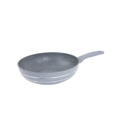Royalford RF9840BGE 26cm Smart Wokpan | Durable Marble Coating | Forged Aluminium Induction Cookware featuring 3.8mm Thick Base | Soft-Touch Handle | PFOA & PTFE Free