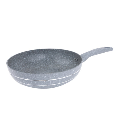 Royalford RF9841BGE 28cm Smart Wokpan|  Marble Coating |  Forged Aluminium Induction Wok featuring 3.8mm Thick Base |  Soft-Touch Handle |  PFOA & PTFE Free Cookware