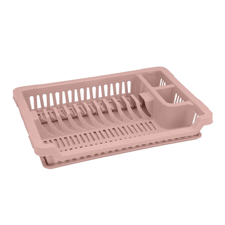 Royalford RF10884 Medium Dish Drainer | Detachable Drain Board | Durable Plastic Drying Rack | Perfect for Kitchen Countertop, Plate, Bowl and Cutlery Organizer