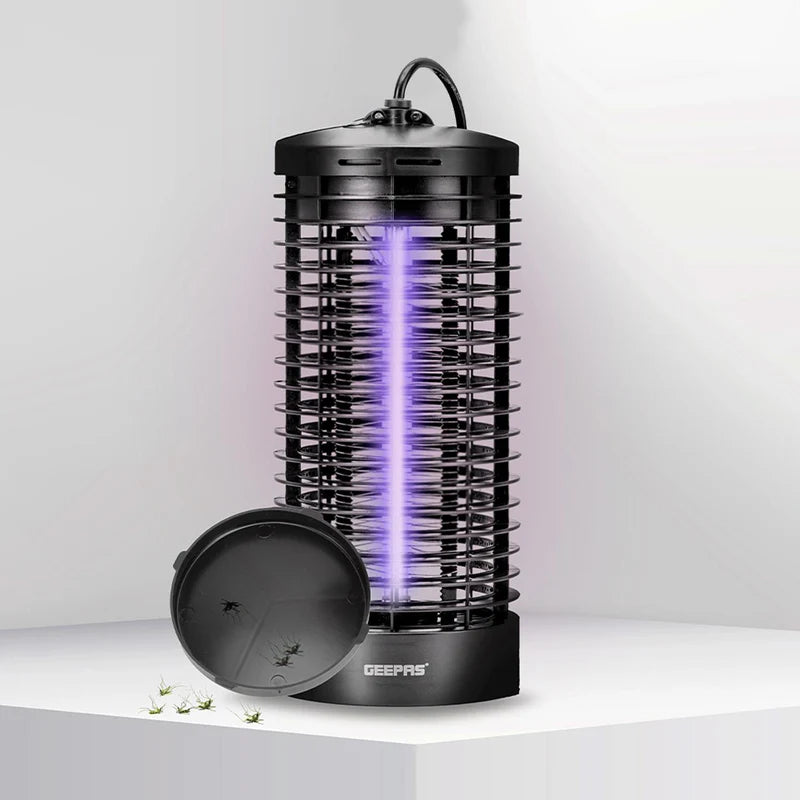 Geepas GBK1149 Electric Insect Killer | 6W UV Tube for Mosquito & Fly Control | Safe, Odor-Free & Chemical-Free Operation | Wide Coverage Area | Durable Design