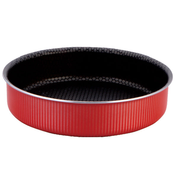 Royalford RF6635 24cm Non-Stick Round Baking Tray | Durable Heavy-Duty Cake & Dessert Baking Pan | Even Heat Distribution | Perfect for Perfect Baking &  Serving