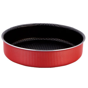 Royalford RF6635 24cm Non-Stick Round Baking Tray | Durable Heavy-Duty Cake & Dessert Baking Pan | Even Heat Distribution | Perfect for Perfect Baking &  Serving