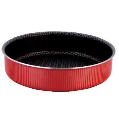 Royalford RF6635 24cm Non-Stick Round Baking Tray | Durable Heavy-Duty Cake & Dessert Baking Pan | Even Heat Distribution | Perfect for Perfect Baking &  Serving