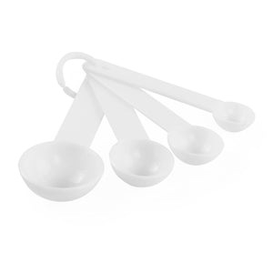 RoyalFord RF5061 4 Pcs Measuring Spoon Set | Accurate Kitchen Measuring Spoons |  Lightweight | Easy to Use Nested Design with Ring Holder | Kitchen Essential Tool
