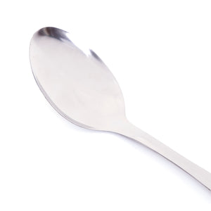 Royalford RF2763-SP Stainless Steel Sauce Spoon | Ergonomic Grip Handle| Durable Kitchen Serving Spoon for Sauce, Soup, Curry & Gravy | Dishwasher Safe Cooking Tool