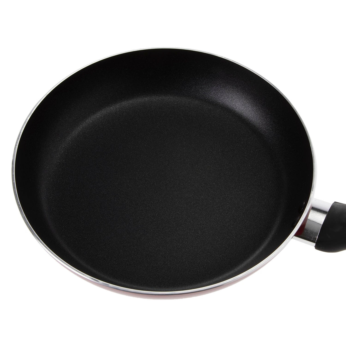 Royalford RF1261FP24  Flat Fry Pan | Triple-Layer Non-Stick Coating | 3MM Thick Aluminium Body| Spin Bottom for Even Heating | Heavy-Duty Bakelite Handle for Daily Use