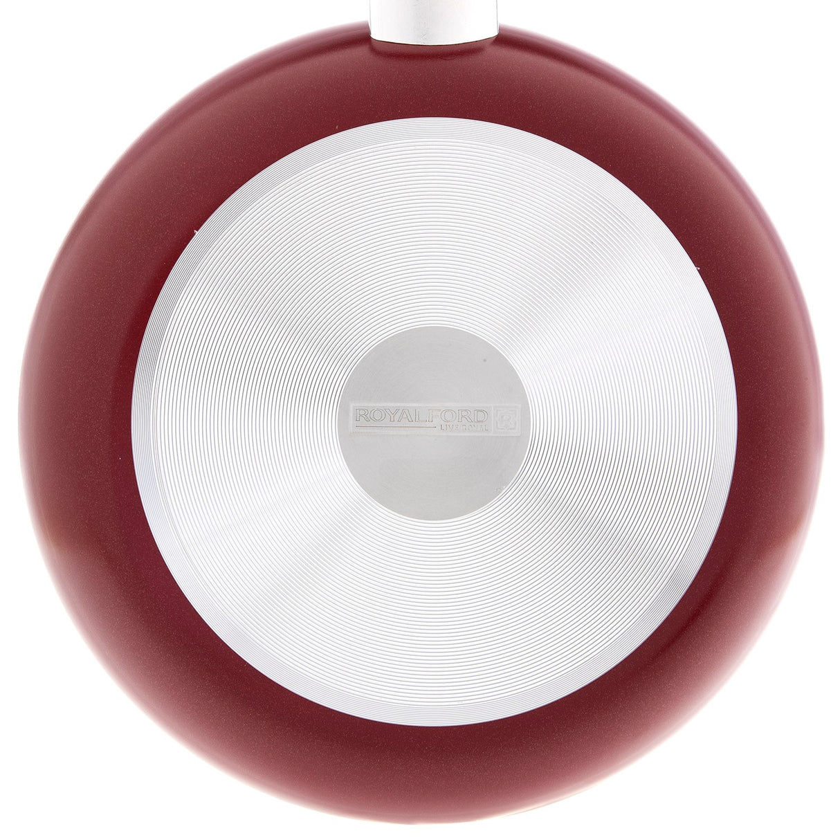 Royalford RF1261FP24  Flat Fry Pan | Triple-Layer Non-Stick Coating | 3MM Thick Aluminium Body| Spin Bottom for Even Heating | Heavy-Duty Bakelite Handle for Daily Use