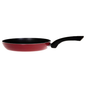 Royalford RF1262FP26 26cm Non-Stick Flat Fry Pan | Triple 3-Layer Coating  |3mm Thick Aluminium Body| Heat-Resistant Bakelite Handle |Spin Base & Multi-Hob Compatibility
