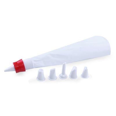 Royalford RF1661 Icing PVC Bag| reusable cake decorating tool with durable PVC| gripped handle for control & dishwasher safe, perfect for baking and icing tasks|