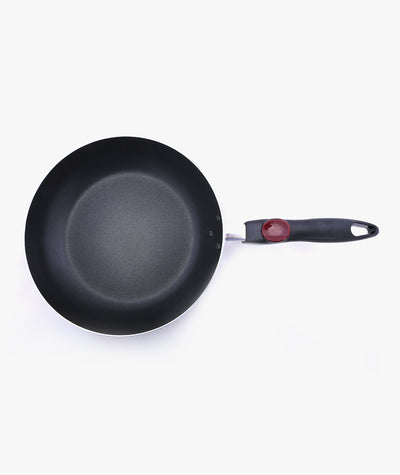 Royalford RF2956 24CM Non-Stick Fry Pan | PFOA-Free Aluminium Body | Heavy-Duty Bakelite Handle | Compatible with Gas, Electric, Ceramic and Halogen Cooktops Use
