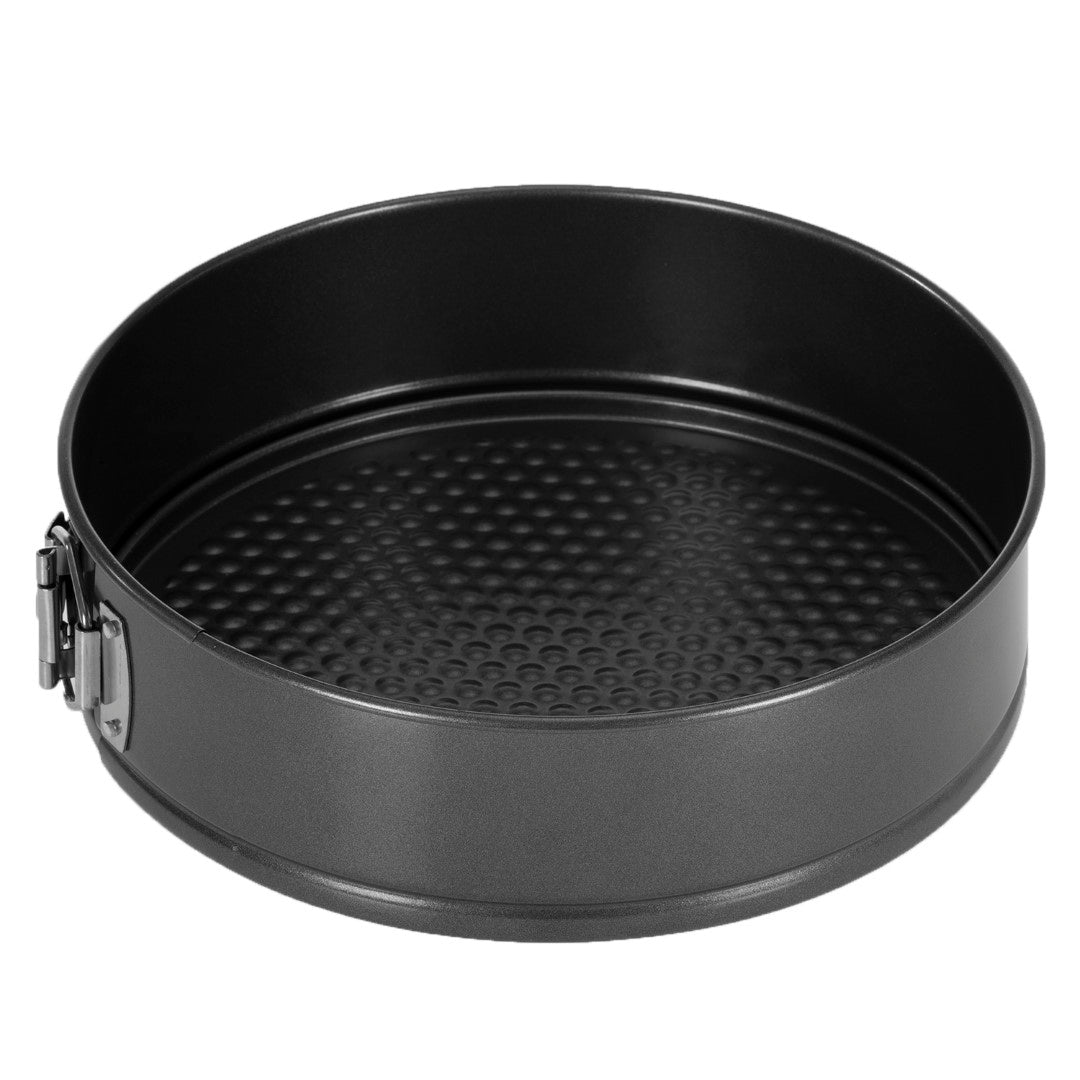 Royalford RF7036 24cm Non-Stick Spring Form Cake Pan | Stainless Steel Lock and Removable Base | Easy Release Bakeware | Round Baking Pan for Cheesecake & Sponge Cakes