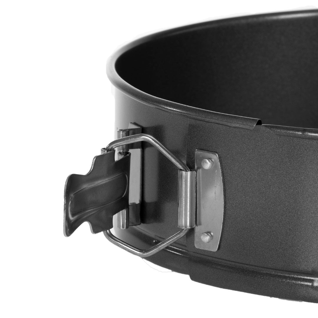 Royalford RF7036 24cm Non-Stick Spring Form Cake Pan | Stainless Steel Lock and Removable Base | Easy Release Bakeware | Round Baking Pan for Cheesecake & Sponge Cakes