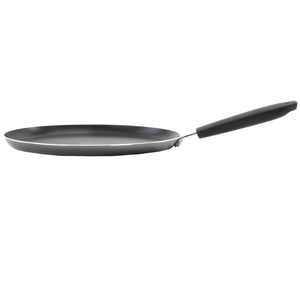 Royalford RF6081 28cm Non-Stick Pan Caker Flat Fry Pan | Induction Compatible Base| Special Grooved Non-Stick Technology | 3mm Thick Body & Strong Handle for Easy use