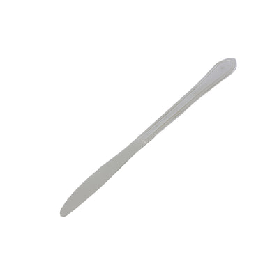 Royalford RF3000 Dinner Knife Stainless Steel| Durable Knife with ergonomic grip & rust-resistant finish| sharp edge for cutting, for daily dining & table settings|