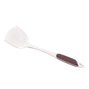 Royalford RF2062T Stainless Steel Kitchen Turner | Ergonomic Grip Handle| Durable Cooking Spatula for Flipping Eggs, Pancakes, Fish Burgers | Dishwasher Safe  Turner