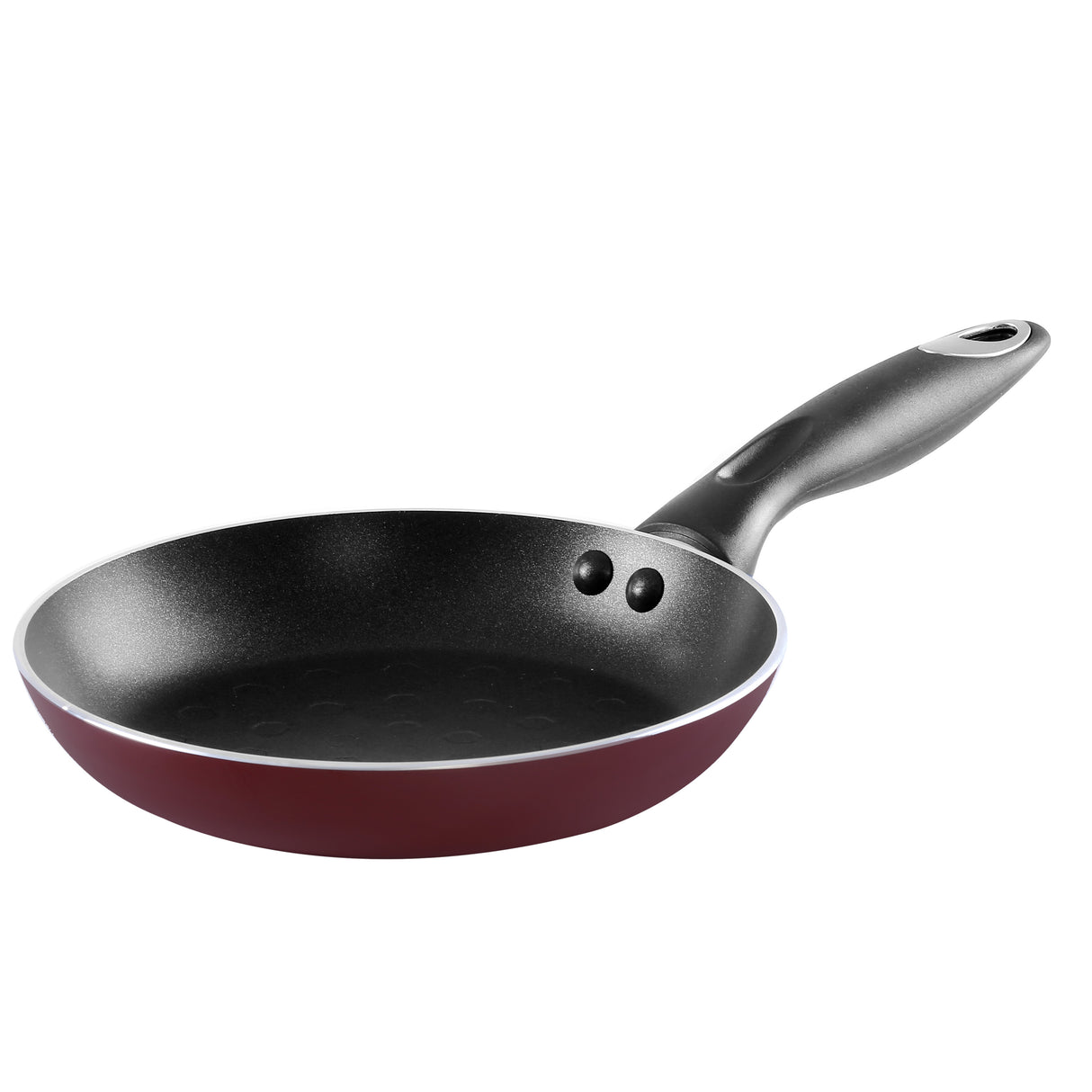 Royalford RF395FP20 Fry Pan 20CM | 3-Layer Non-Stick Coating| Durable Aluminium Body| Spin Bottom for Even Heating| Heat-Resistant Bakelite Handle for Everyday Cooking