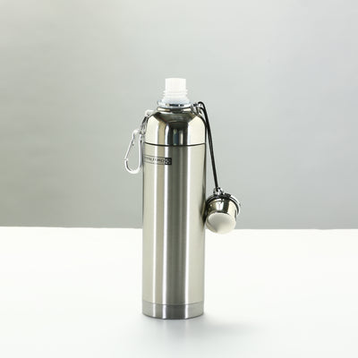 Royalford RF6147 Vacuum Bottle 500ml Stainless Steel | Double Wall Insulated Hot & Cold Bottle | SS 304 Inner Pot | Leak Proof Design for Office, Travel, & Daily Use