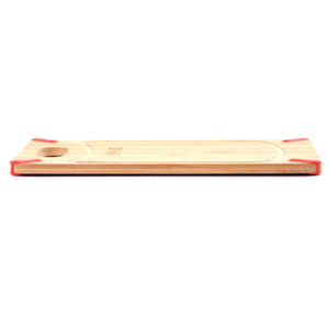 Royalford RF8685 Carbonized Bamboo Cutting Board | 25×20cm Size | Organic Hygienic Kitchen Chopping Board | Knife Friendly Eco Friendly Lightweight Food Preparation Board