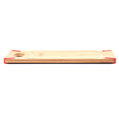 Royalford RF8685 Carbonized Bamboo Cutting Board | 25×20cm Size | Organic Hygienic Kitchen Chopping Board | Knife Friendly Eco Friendly Lightweight Food Preparation Board
